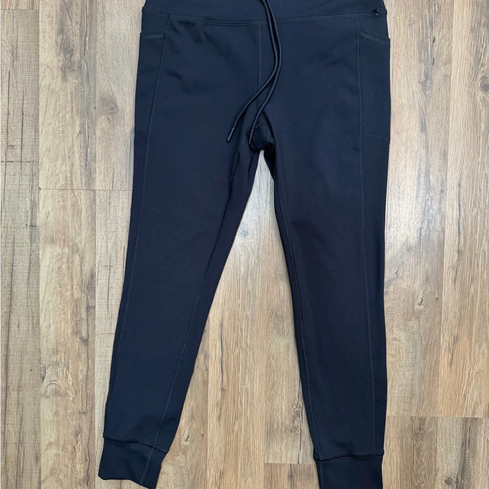 Spyder Active Black Jogger Pants Drawstring Pockets Athletic Women Size‎ M